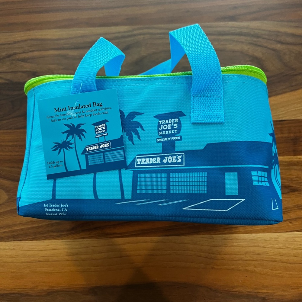 Trader Joe's Blue Insulated Bag